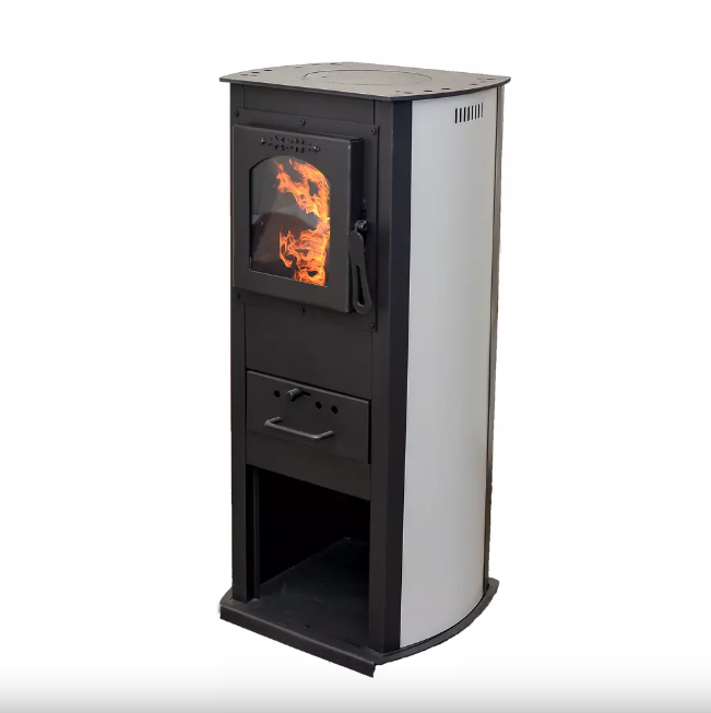 Warnex TERMO KLASIK LUX 6,5kW bézs kandalló teje megerősített fémlemezből készült, bézs színes oldal