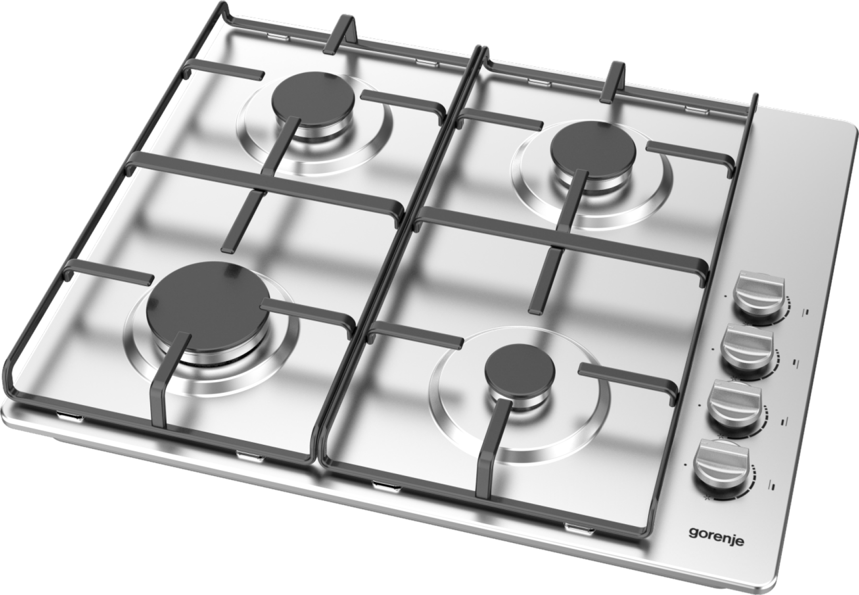 Gorenje G640XHS beépíthető gáz főzőlap,60x52x8.9 cm, inox 