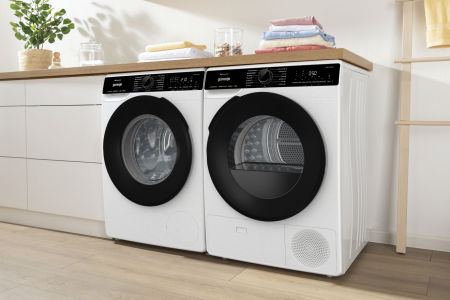 Gorenje WNS94ATWIFI elöltöltős mosógép 9kg, gőz és Wifi funkcióval, Inverteres motorral, Total AquaStop, 60x61x85 cm 