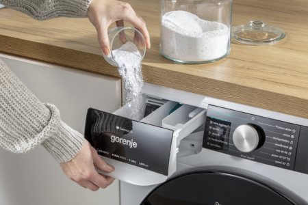 Gorenje WNS94ATWIFI elöltöltős mosógép 9kg, gőz és Wifi funkcióval, Inverteres motorral, Total AquaStop, 60x61x85 cm 