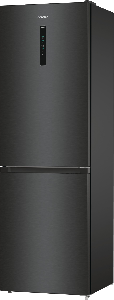 Gorenje NRK619EABXL4 NO Frost fekete kombinált hűtőszekrény, 204/96L, 60x59.2x185 cm 