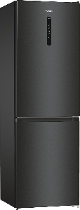Gorenje NRK619EABXL4 NO Frost fekete kombinált hűtőszekrény, 204/96L, 60x59.2x185 cm 