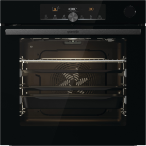 Gorenje BPSA6747A08BGWI beépíthető pirolitikus sütő, 77L, 59.5x56.4x59.5 cm, fekete szín 