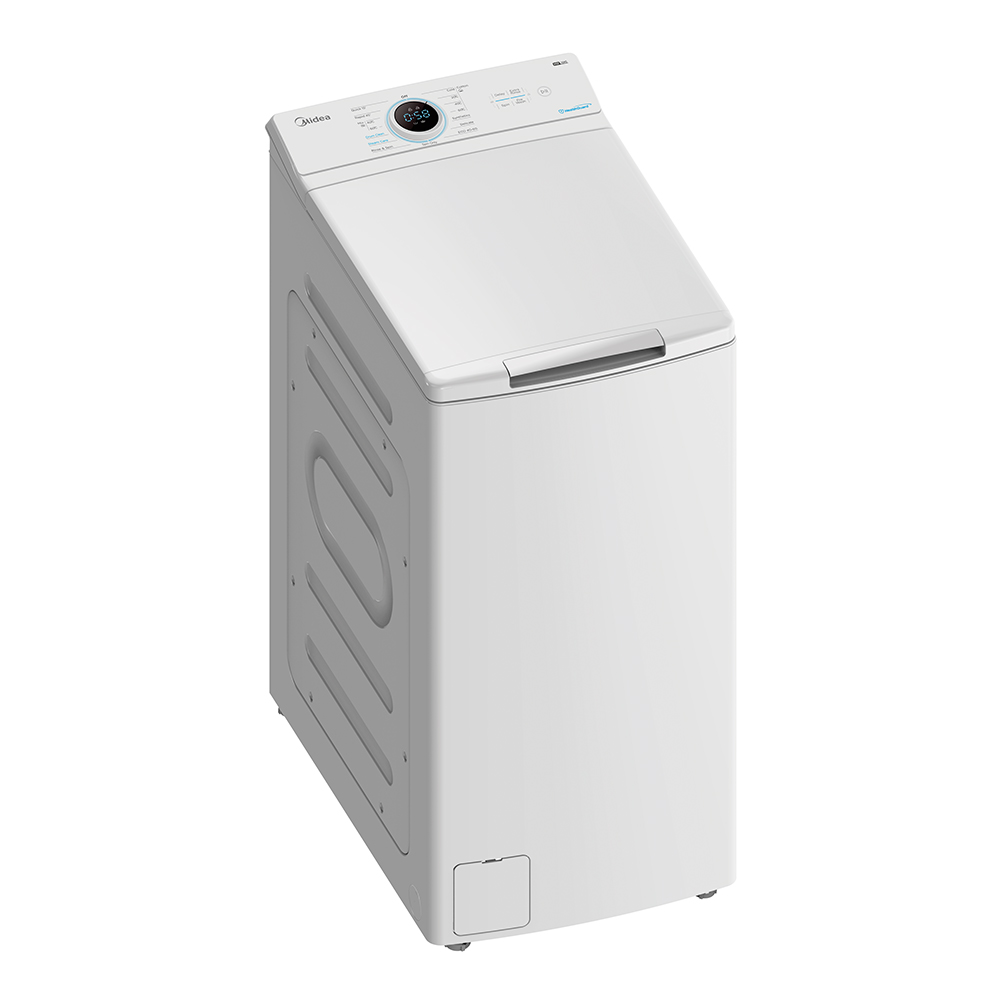 Midea MF100T80B/W-HR felültöltős mosógép 8kg 1300 ford.