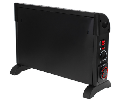 Mesko MS7741B elektromos konvektor időzítővel, turbo ventillátor fokozat, 750W, 1250W, 2000W
