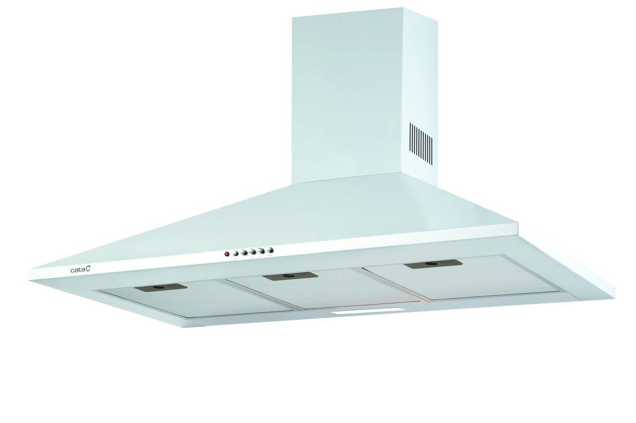 Cata OMEGA 900 WH/M 90cm fehér kürtös konyhai elszívó