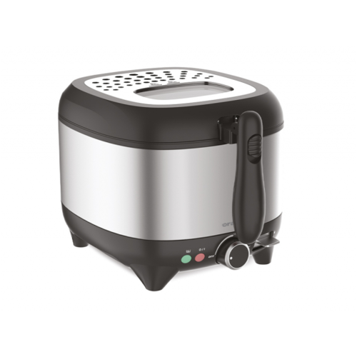 Orava FR-111 kiveető tartályos olajsütő 2.5 l fekete-inox