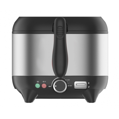Orava FR-111 kiveető tartályos olajsütő 2.5 l fekete-inox