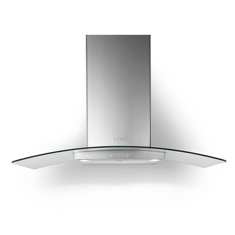 Faber RAY SRM LED X/V NS A60 hajlított üveges kürtös konyhai elszívó,60cm,