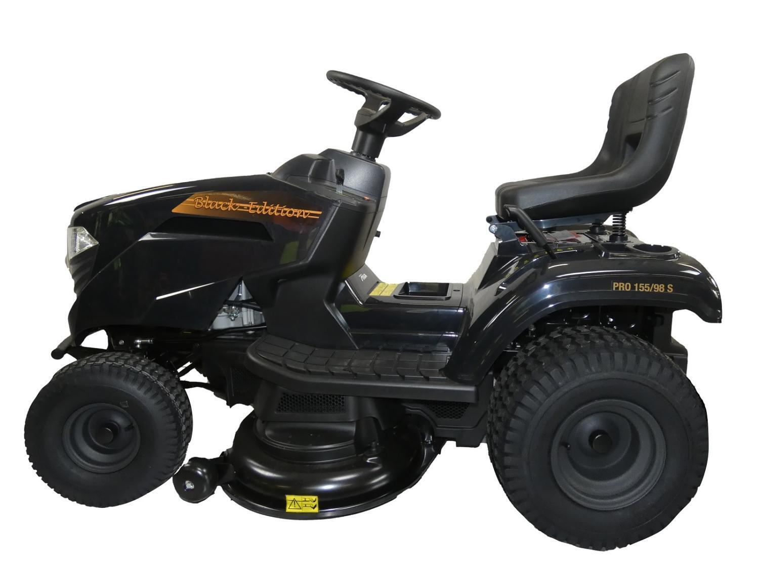 Black Edition 155/98 S Stiga motoros oldalkidobós fűnyíró traktor 6,5kW