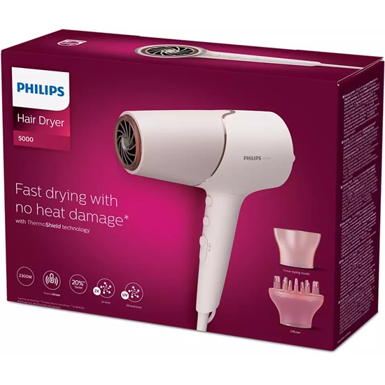 Philips BHD530/00 5000 Series hajszárító, nagy teljesítményű ionos rendszer, 2300W