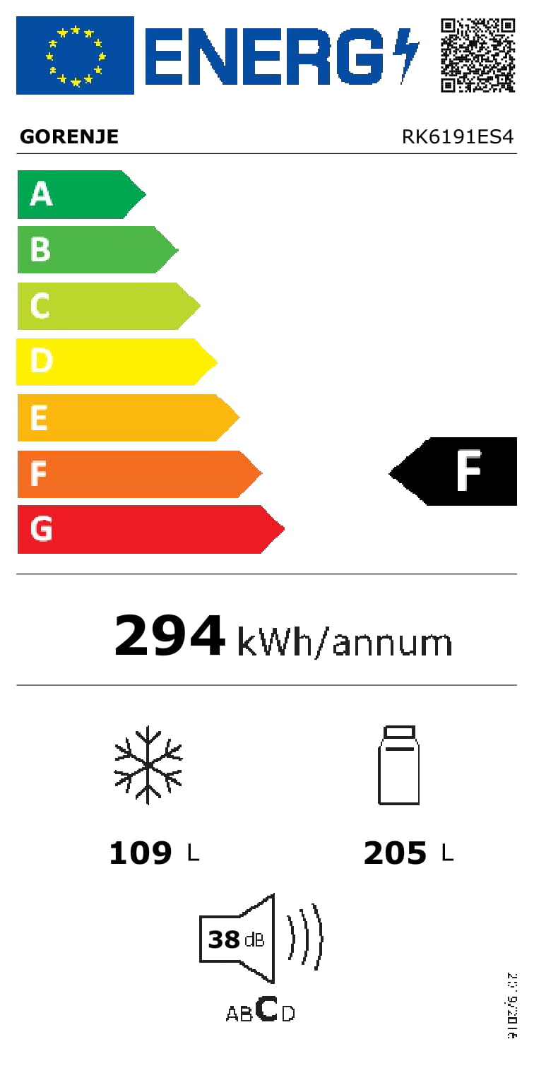 Gorenje RK6191ES4 kombinált hűtő