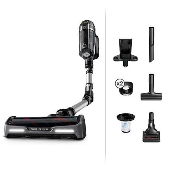 Rowenta RH9958WA X-Force Flex 14.60 Animal Auto 3v1 200 AW vezeték nélküli állóporszívó, fekete-szürke színű