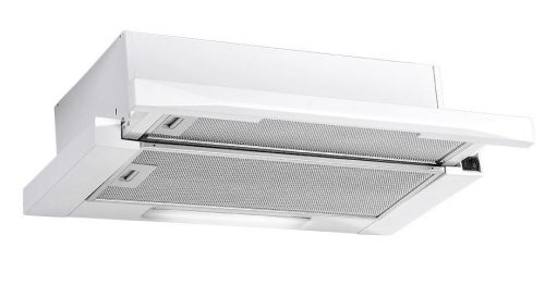 Snaige SNH-SL602M W 2 motoros 60cm fehér beépíthető teleszkópos kihúzható konyhai elszívó, 450m3/h