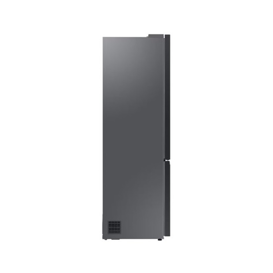 Samsung RB38C7B6DB1/EF BeSpoke No Frost, alulfagyasztós kombinált hűtőszekrény, Wifi, 276/114L, fekete grafit szín