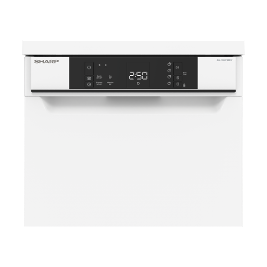 Sharp QW-NS1CF49EW-EU keskeny mosogatógép,10 terítékes,59.8x45x85cm
