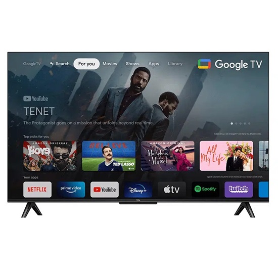 TCL 43P635 UHD Google Smart LED TV, 108cm, 43"