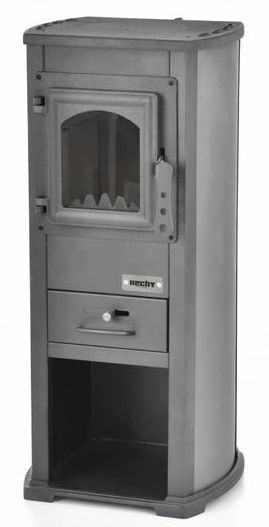 HECHT Vervis 6.6 kW kályha öntöttvas tetővel és ajtóval