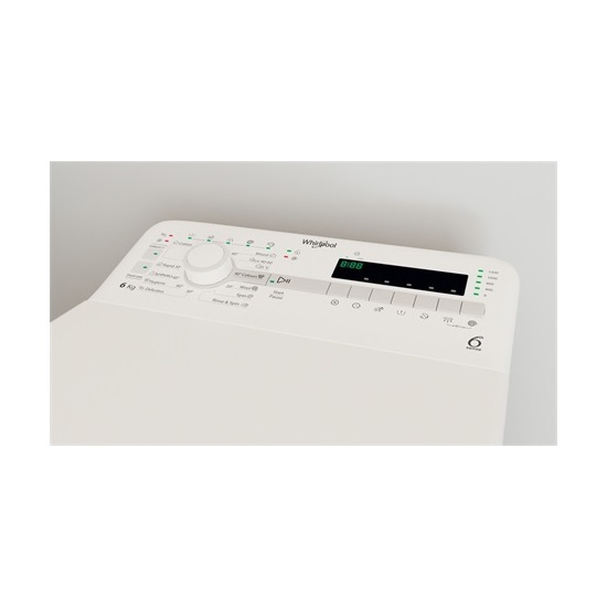 Whirlpool TDLR 6240SS EU/N felültöltős mosógép, 6kg, 6. Érzék technológia, lágy dobnyitás funkció