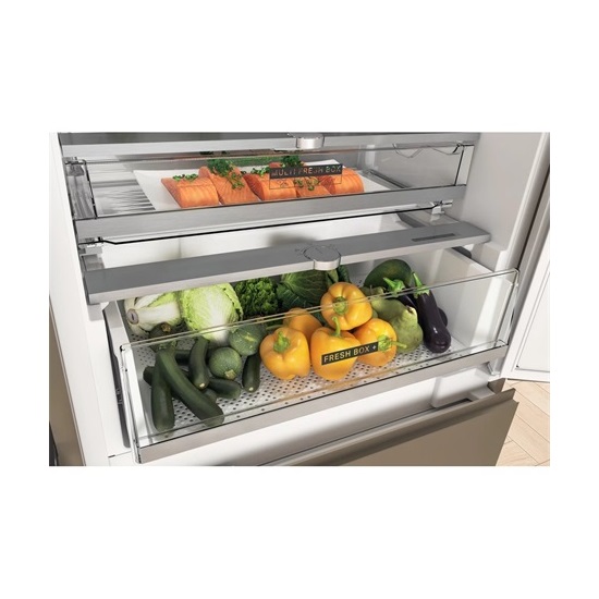 Whirlpool WH SP70 T241 P beépíthető alulfagyasztós kombinált hűtőszekrény, 295/99L, 193cm magas, Total No Frost 