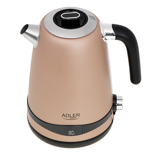 Adler AD 1295 1.7L vízforraló LCD-vel, hőmérséklet-szabályozással 40-50-60-70-80-90-100 ° C
