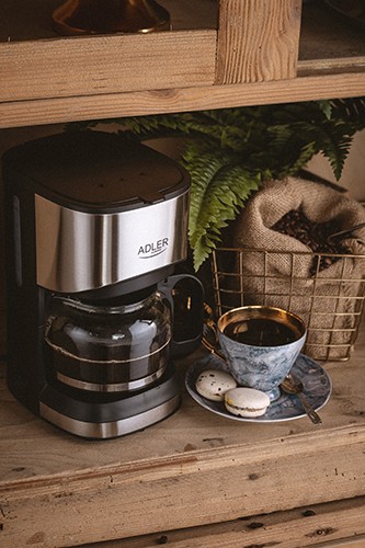 Adler AD4407 tea - kávéfőző inox 0,7l
