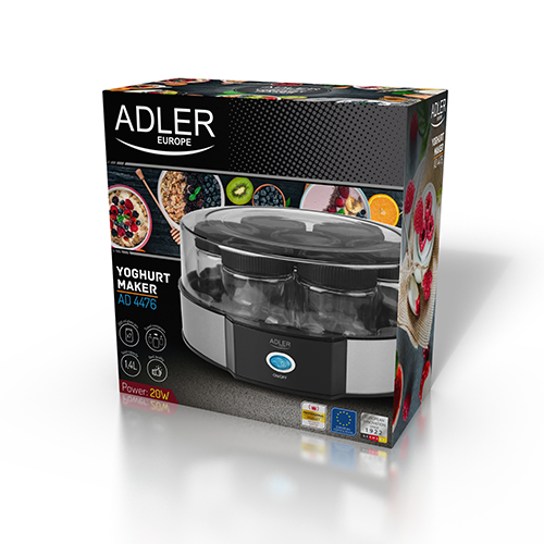 Adler AD4476 joghurt készítő