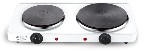 Adler AD6504 elektromos főzőlap 2 lapos, rezsó fehér
