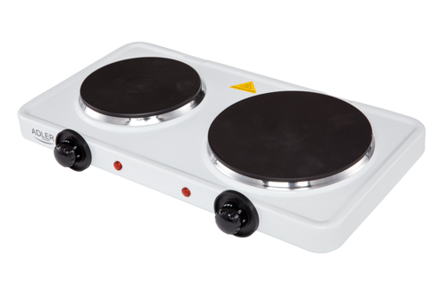Adler AD6504 elektromos főzőlap 2 lapos, rezsó fehér