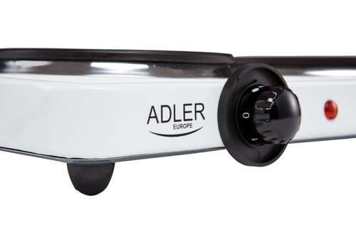 Adler AD6504 elektromos főzőlap 2 lapos, rezsó fehér