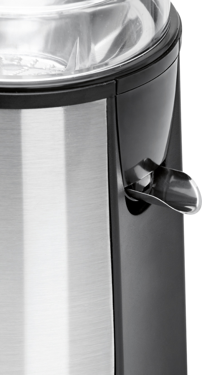 Clatronic AE 3532 fekete-inox 1000W gyümölcscentrifuga Extra nagy töltőtengely 75 mm Ø