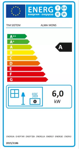Warnex Alma Mons Sparhelt 8kW balos hátsó vagy felső kivezetés 120mm, inox sütő belső