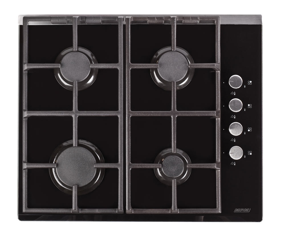 MPM-60-GM-01 beépíthető gáz főzőlap 4 égőfejes 