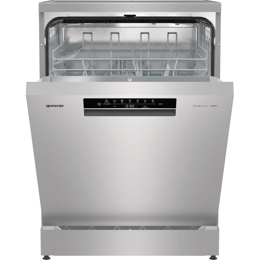 Gorenje GS642E90X mosogatógép, 13 teríték, 59.9x59.7x84.5 cm, ezüst szín