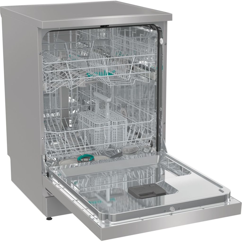 Gorenje GS642E90X mosogatógép, 13 teríték, 59.9x59.7x84.5 cm, ezüst szín