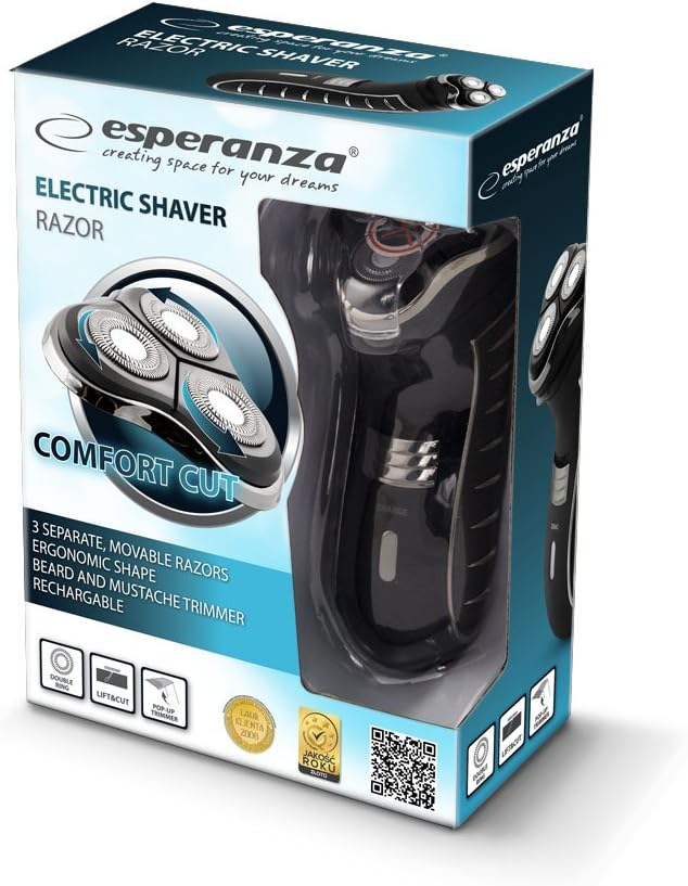 Esperanza Razor EBG002K 3 pengés villanyborotva fekete