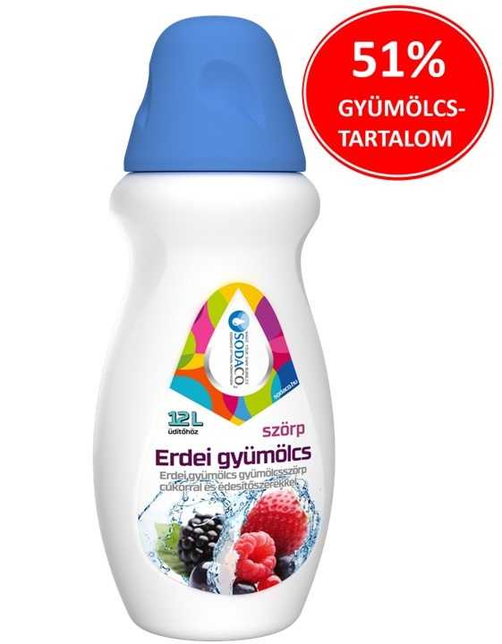 Sodaco erdei gyümölcs szörp 500 ml
