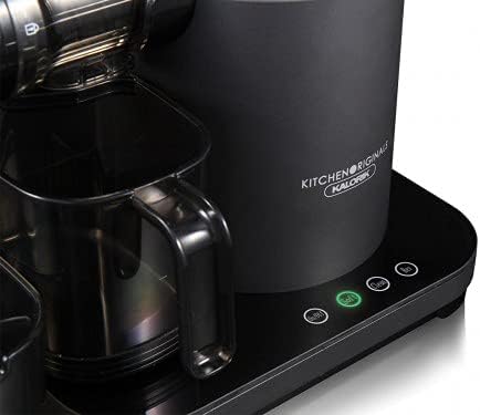 Kalorik TKG FE 2020 Lassú gyümölcsprés zöldségfélékhez és gyümölcsökhöz, érintőpanel, gyengéd csavarprés, alacsony rezgésű motor, hátrameneti és öntisztító program, dupla prés maggal, 3db rozsdamentes acél szűrővel 
