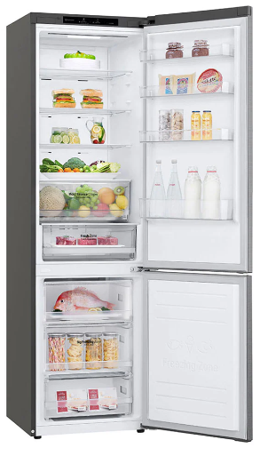 LG GBB62PZJMN NO Frost kombinált hűtő, DoorCooling⁺™ technológia, 595 x 2030 x 682 mm