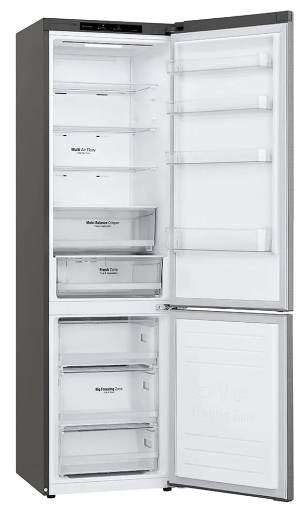 LG GBB62PZJMN NO Frost kombinált hűtő, DoorCooling⁺™ technológia, 595 x 2030 x 682 mm