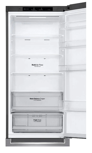LG GBB62PZJMN NO Frost kombinált hűtő, DoorCooling⁺™ technológia, 595 x 2030 x 682 mm