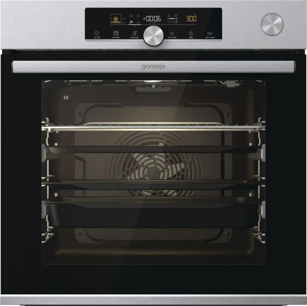 Gorenje BSA6747A04X beépíthető sütő 77L, 59.5x56.4x59.5 cm, inox