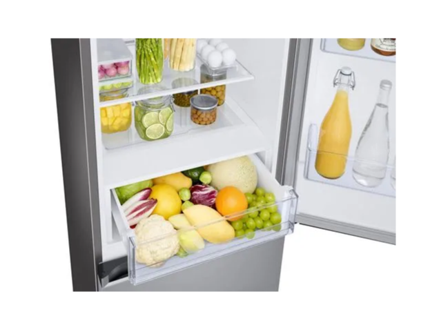 Samsung RB34T600ESA/EF No Frost alulfagyasztós kombinált hűtőszekrény, Digitális Inverter Kompresszor, 230/114L, 59.5x65.8x185.3 cm, fémes grafit szín 