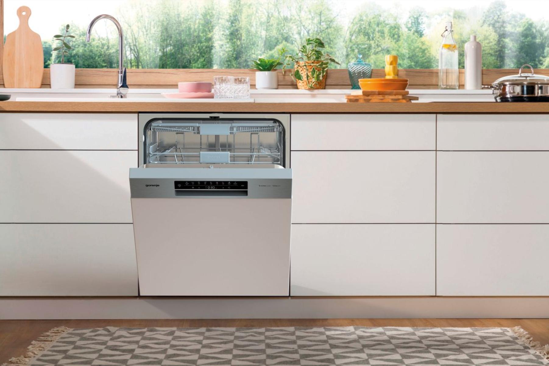 Gorenje GI673C60X WIFI, TotalDry beépíthető kezelőpaneles mosogatógép 60cm, inverter motor, 16 teríték, 3 kosár 