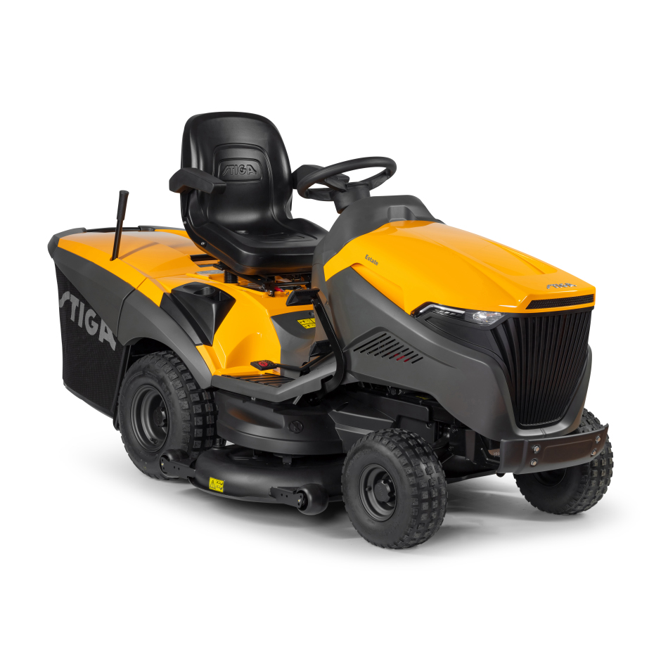 Stiga ESTATE 9122 W Honda motoros fűgyűjtős fűnyíró traktor,8000m2, 122cmes vágófelülettel, hidrosztatikus váltóval,Honda GXV630