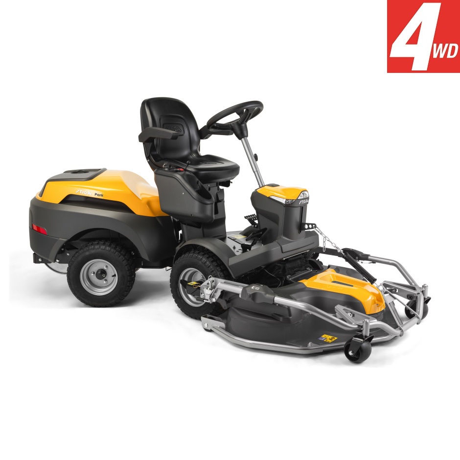 Stiga PARK 900 WX 4WD,9500m2 (Vágóasztal nélkül ) frontkaszás fűnyíró traktor, hidrosztatikus váltóval
