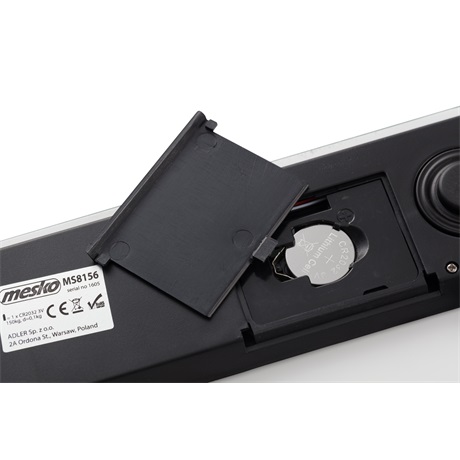 Mesko MS8156 digitális személymérleg kék tenger minta 150kg edzett üveg