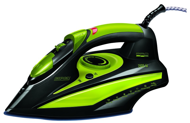 MPM-MZE-04/C gőzölős vasaló 2800W,fekete-zöld