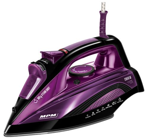 MPM-MZE-21RS gőzölős vasaló,2800W, fekete-lila