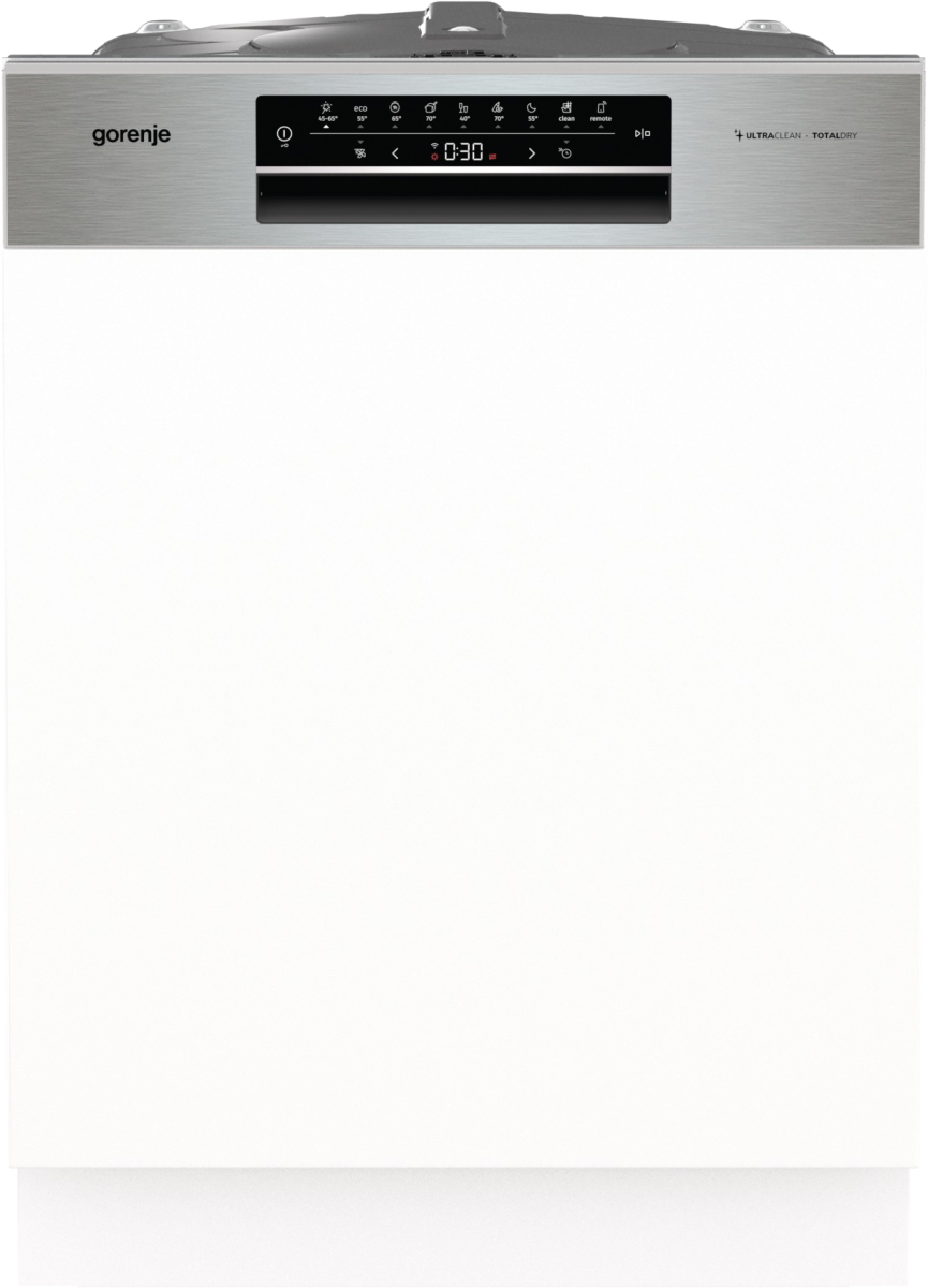 Gorenje GI673C60X WIFI, TotalDry beépíthető kezelőpaneles mosogatógép 60cm, inverter motor, 16 teríték, 3 kosár 